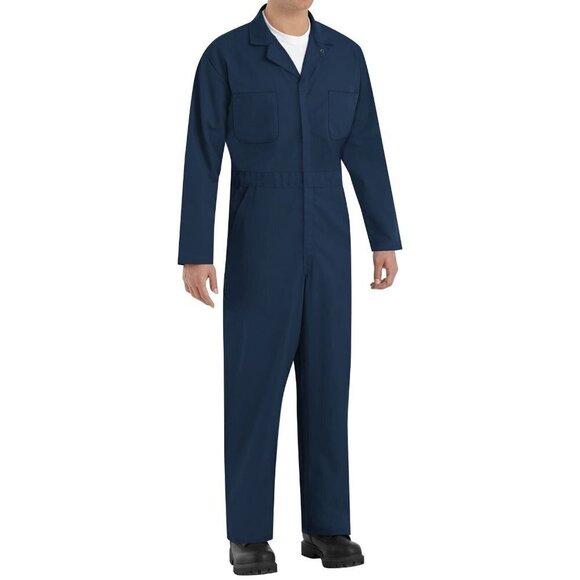 RED KAP canvas zip front carpenter  coveralls 58 - Picture 1 of 12